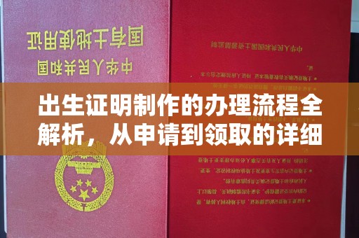 易门出生证明制作的办理流程全解析，从申请到领取的详细指南